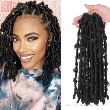 Butterfly Locs Crochet Hair  Soft Distressed Butterfly Locs Handmade Pre-looped Faux Locs Crochet Braids Synthetic Hair